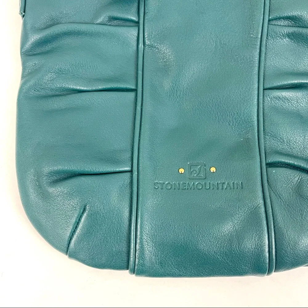Stone Mountain Gathered Leather Crossbody Bag